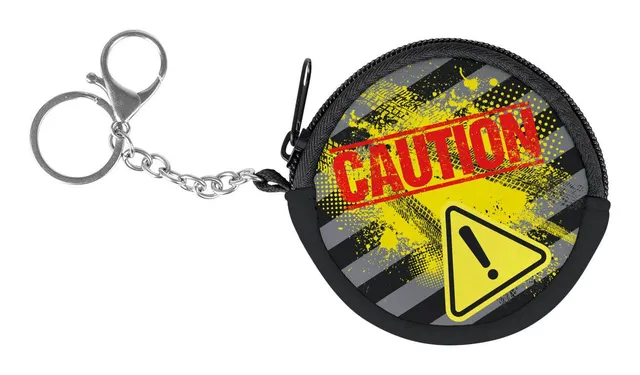 baagl-caution-portefeuille-enfant-rond-mousqueton image 1