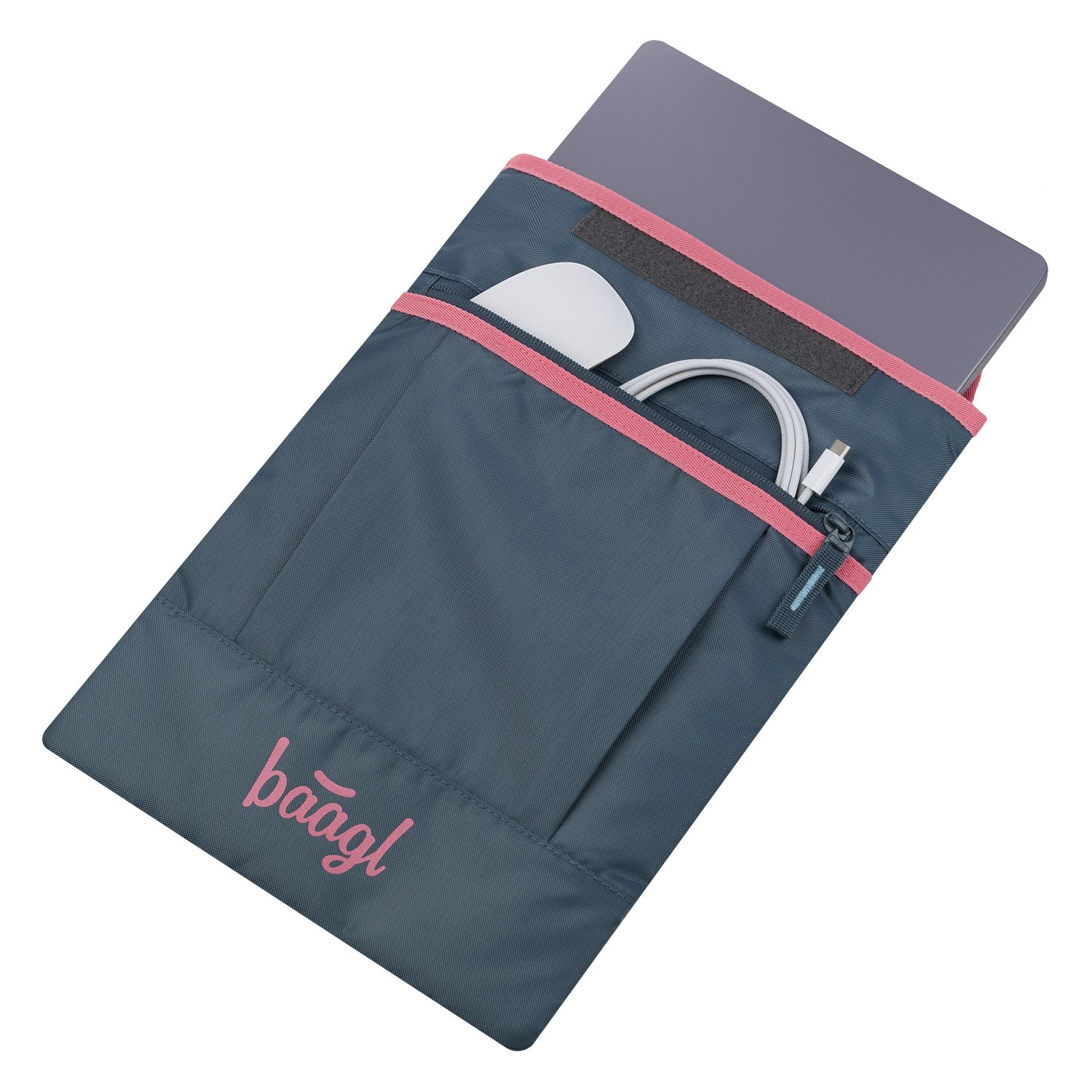 baagl-logo-pink-housse-ordinateur-portable-15-pouces-rose-recycl-e image 4