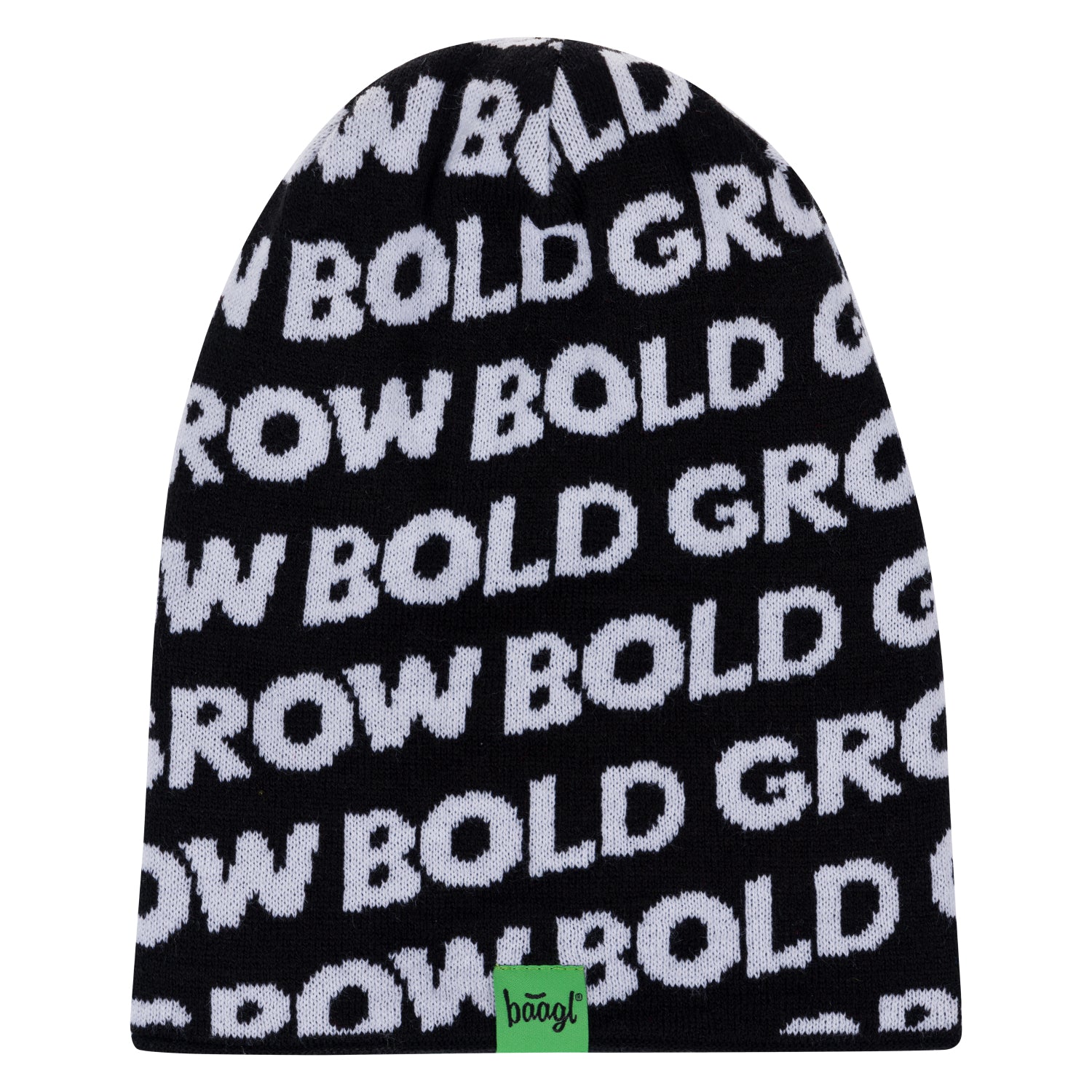 baagl-beanie-bonnet-vert-adulte-grow-bold image 2