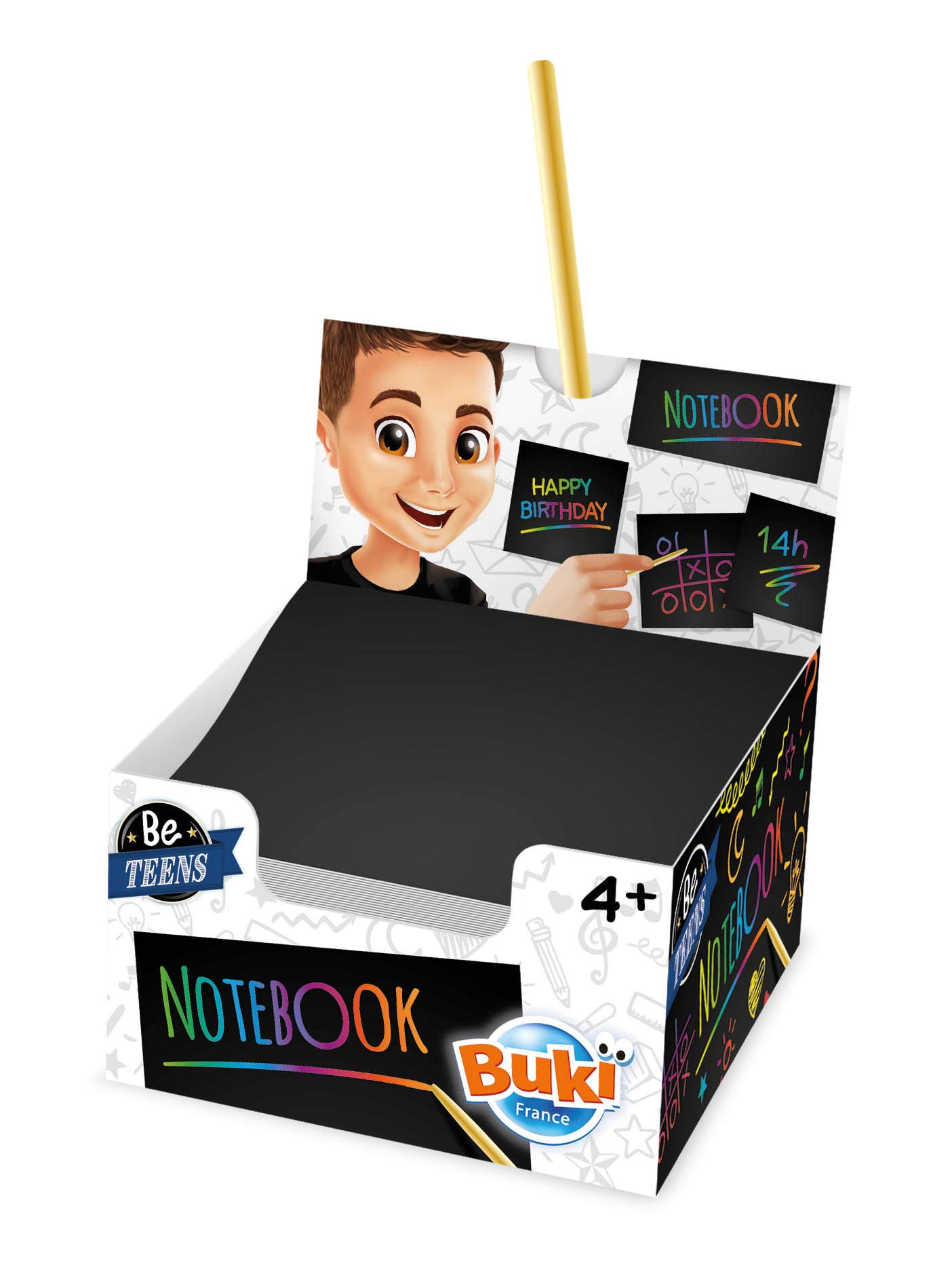 buki-nb001-scratch-notebook-bloc-gratter-150-feuilles image 3