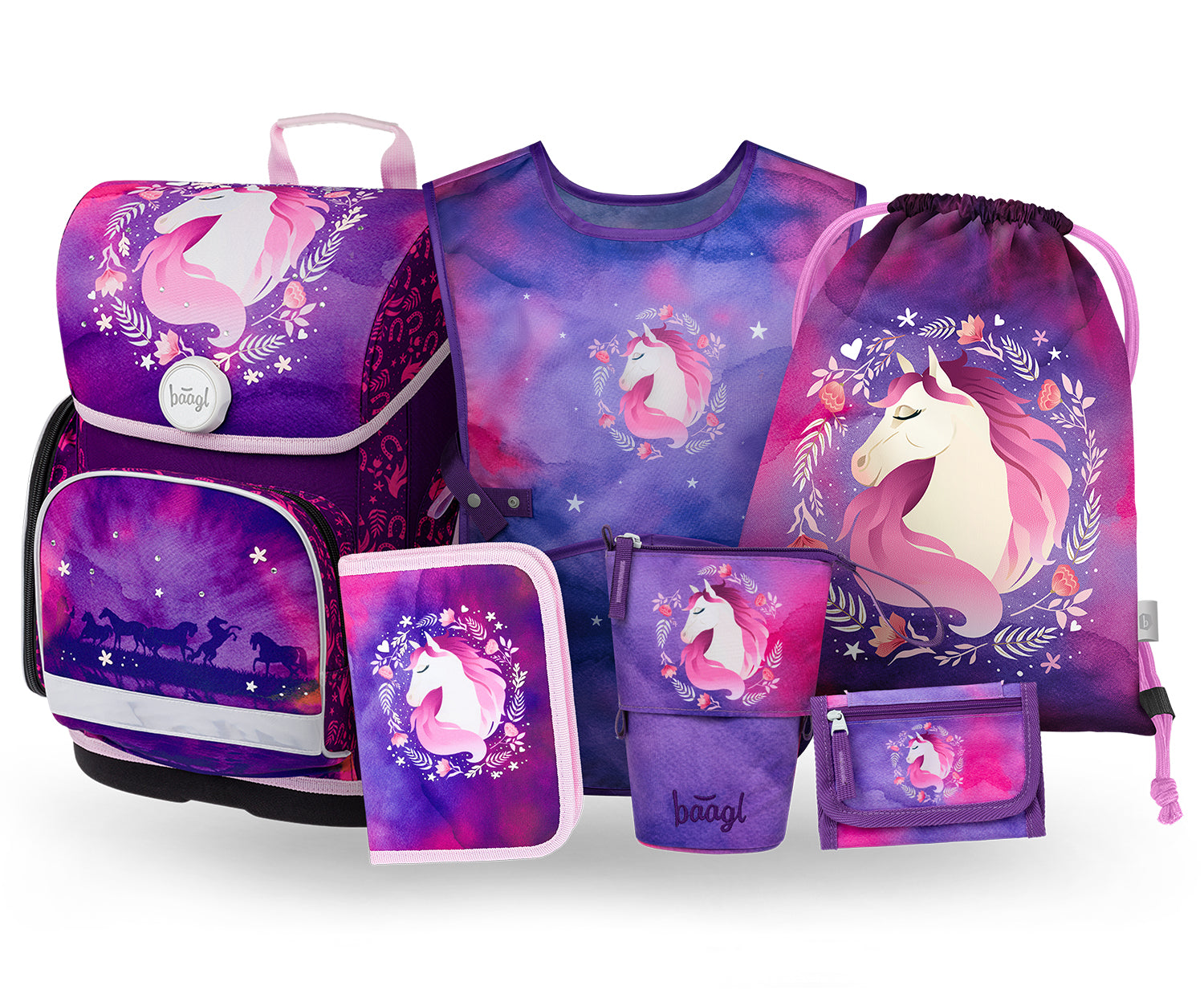 baagl-ergo-horse-iv-set-scolaire-cartable-cheval image 1