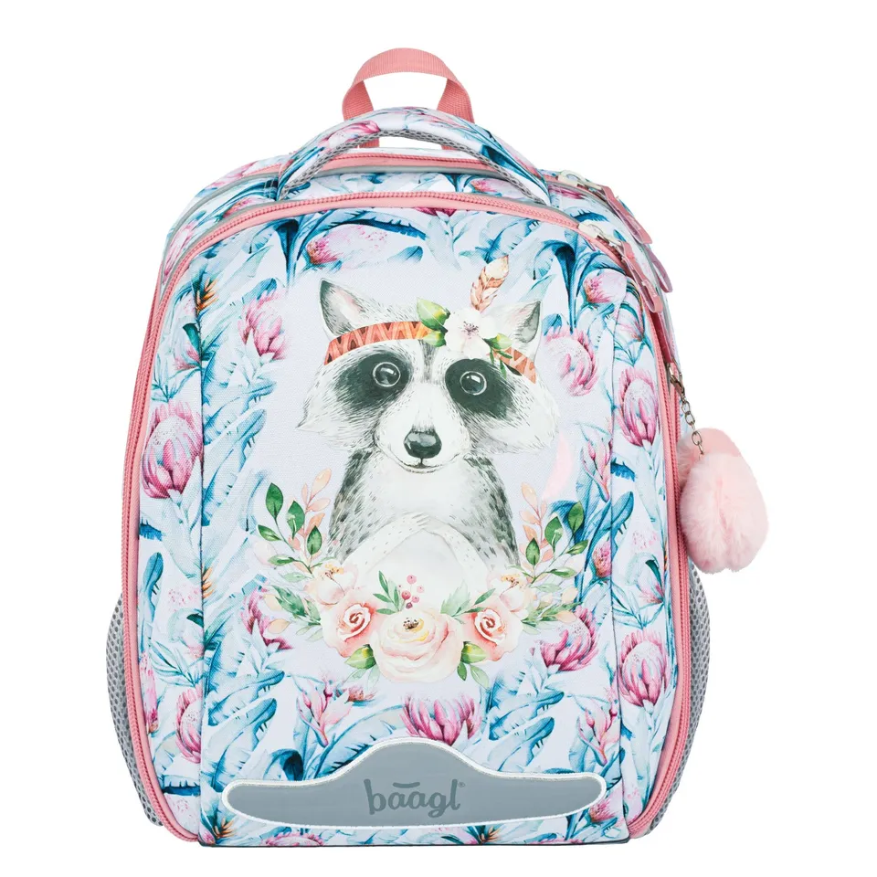 baagl-shelly-raccoon-cartable-primaire-23-l-l-ger image 1