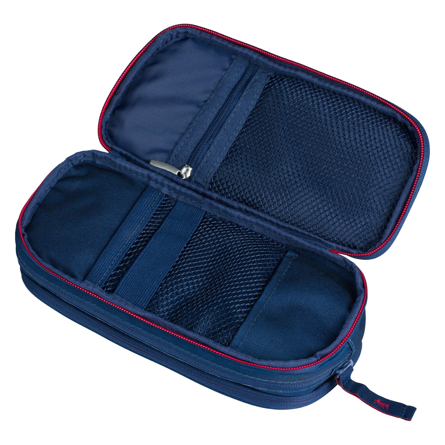 baagl-student-trousse-tudiant-bleu-marine-3-zips image 2