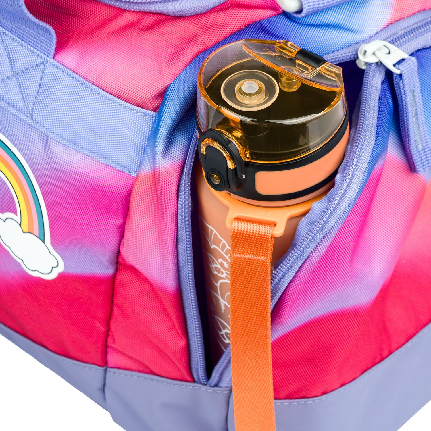 baagl-rainbow-red-sac-de-sport-enfant-l-ger-bandouli-re image 5