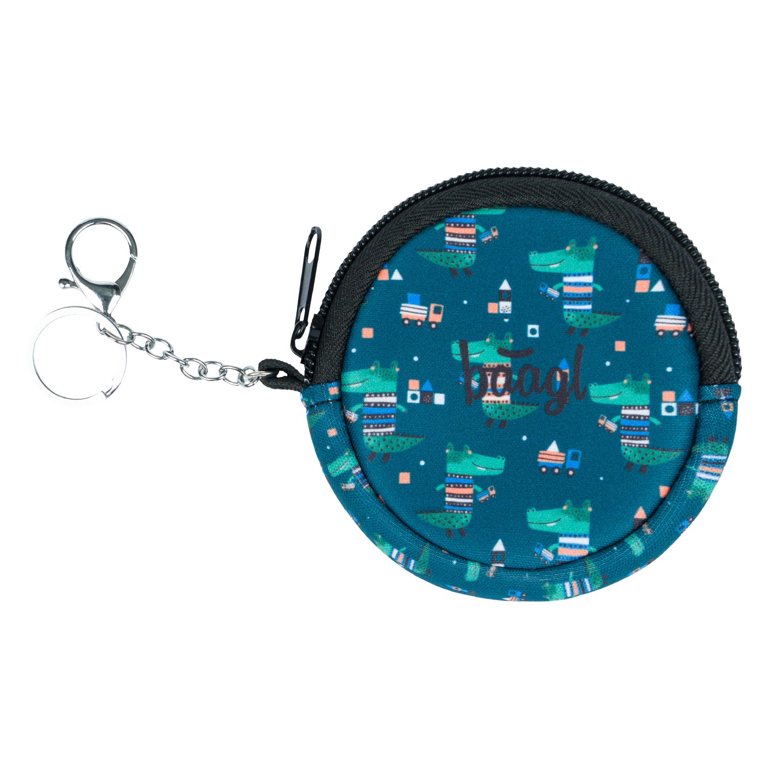 baagl-crocodile-portefeuille-enfant-rond-mousqueton image 1