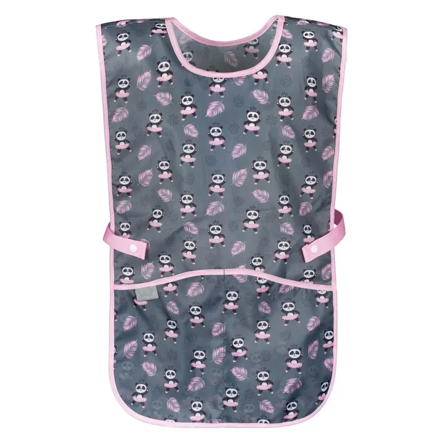 baagl-panda-tablier-enfant-peinture-2-poches-lavable image 1