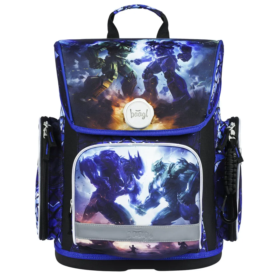 baagl-ergo-cartable-scolaire-robots-magn-tique image 1