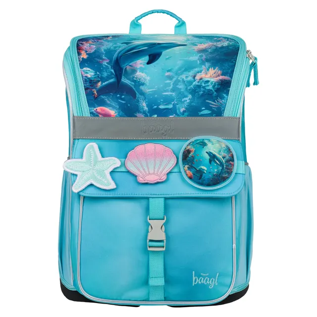 baagl-zippy-dolphin-cartable-dauphin-ergonomique-18-l image 1