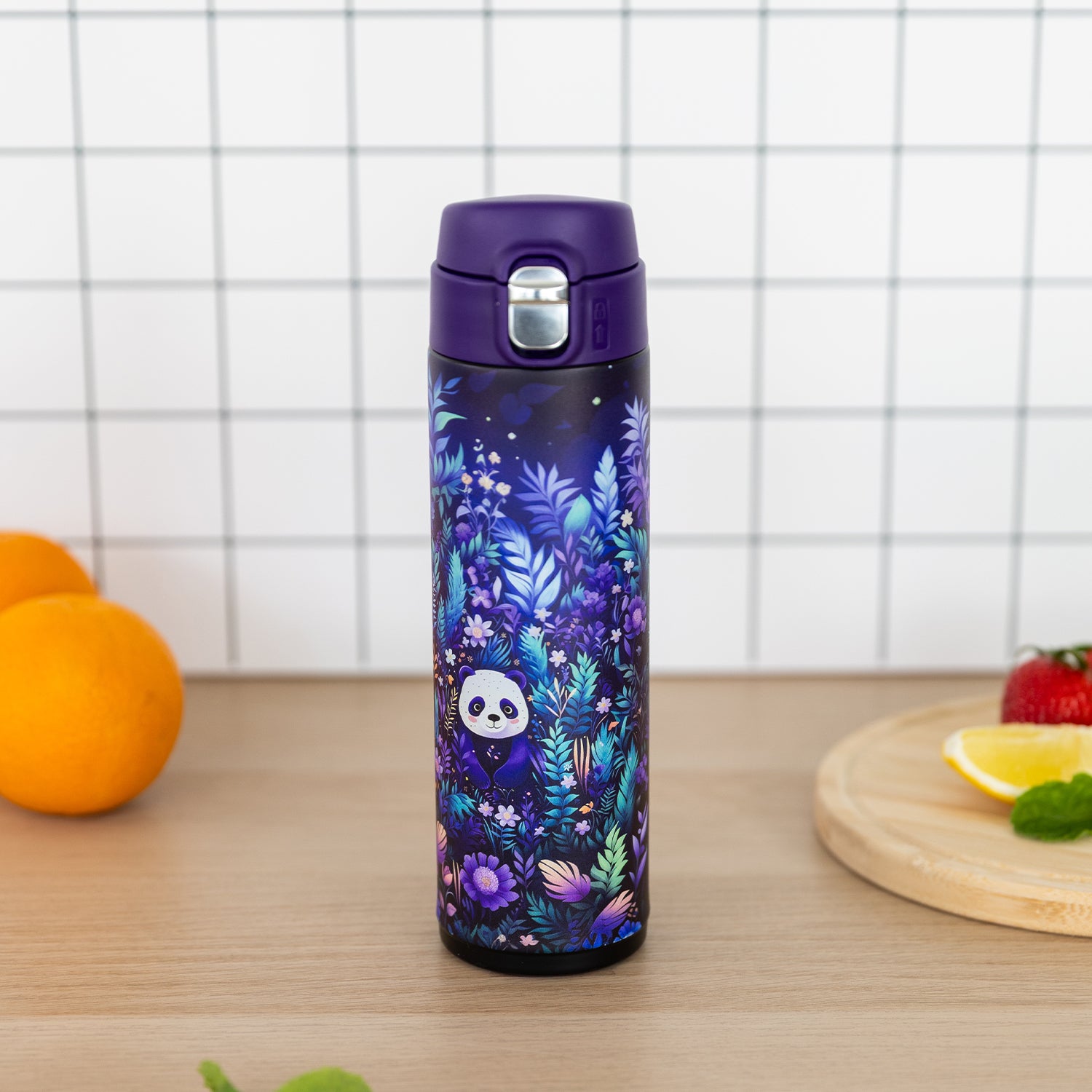 baagl-jungle-panda-gourde-isotherme-450-ml-inox image 6