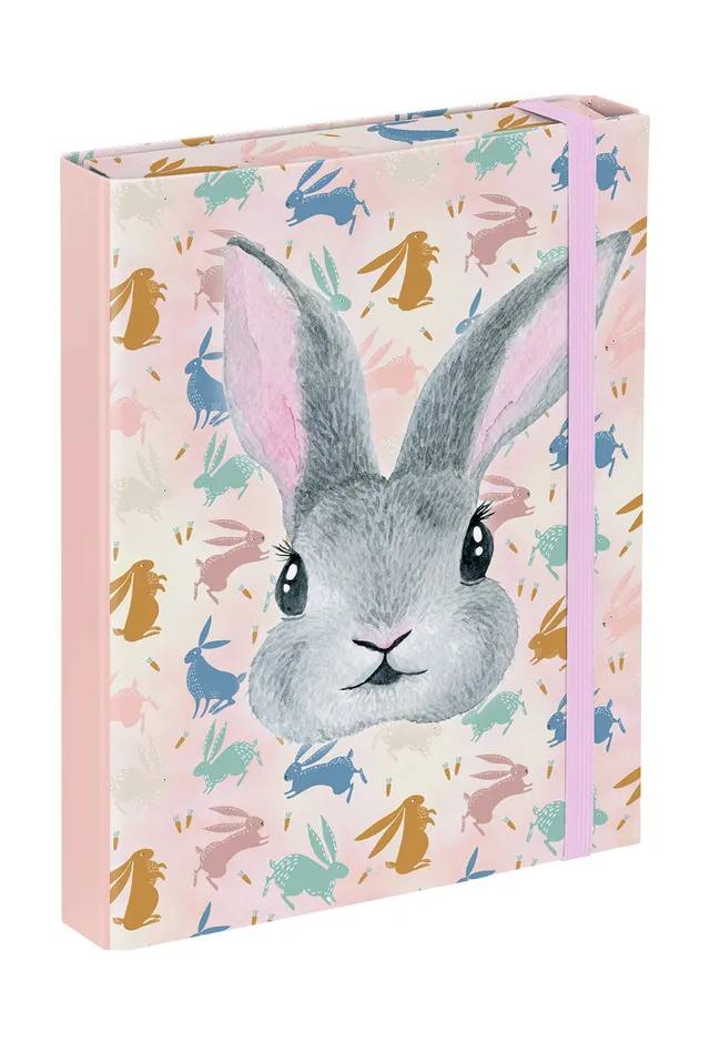baagl-bunny-chemise-cole-a4-lastique-lapin image 1