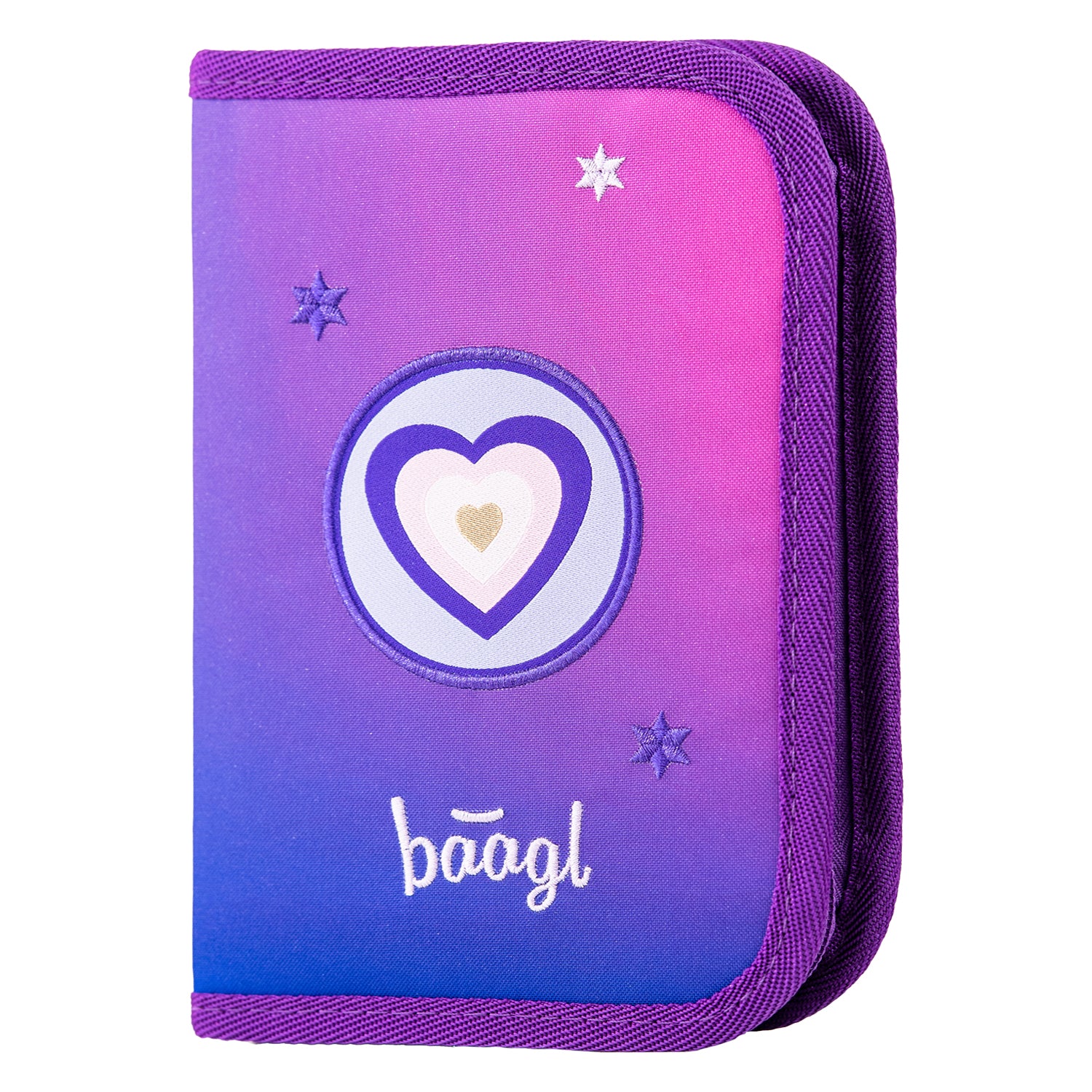 baagl-classic-heart-trousse-scolaire-1-compartiment image 1