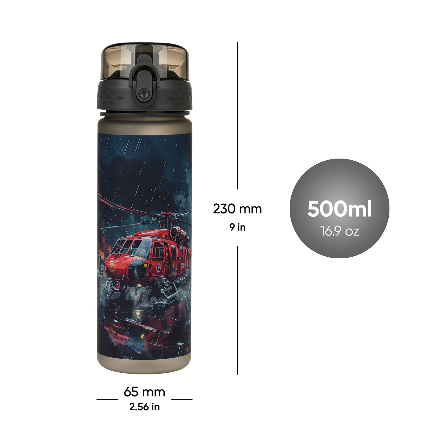 baagl-rescuers-gourde-tritan-500-ml-sans-bpa image 6