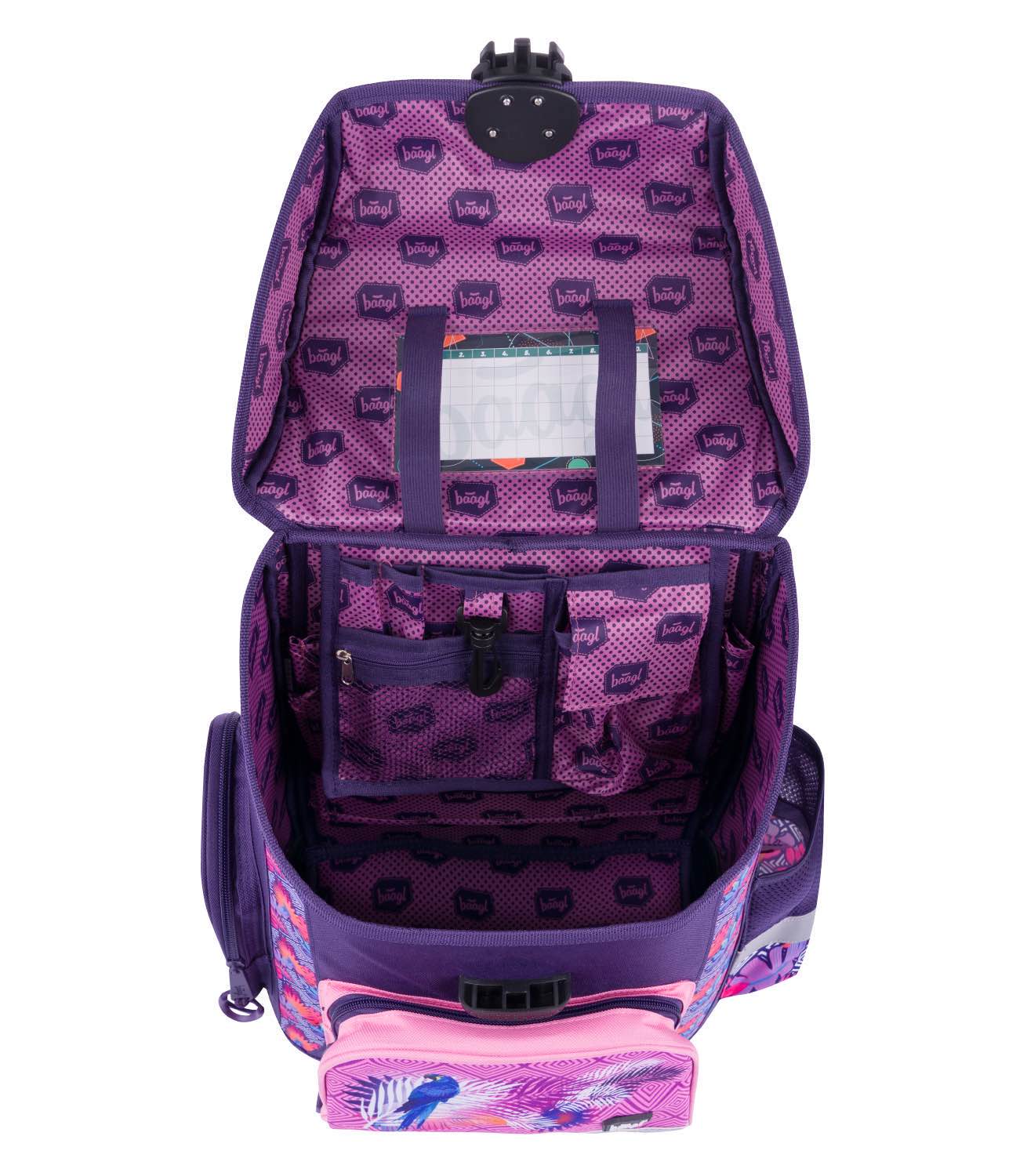 baagl-school-sets-cartable-parrot-18-l-ensemble-fille image 5