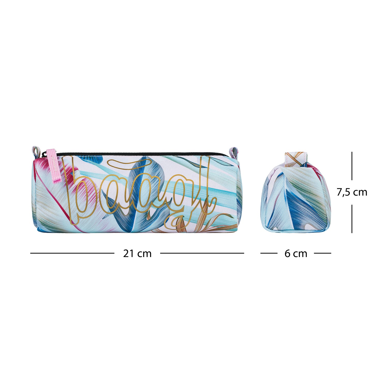 baagl-leafs-trousse-scolaire-zip-motif-feuilles image 5