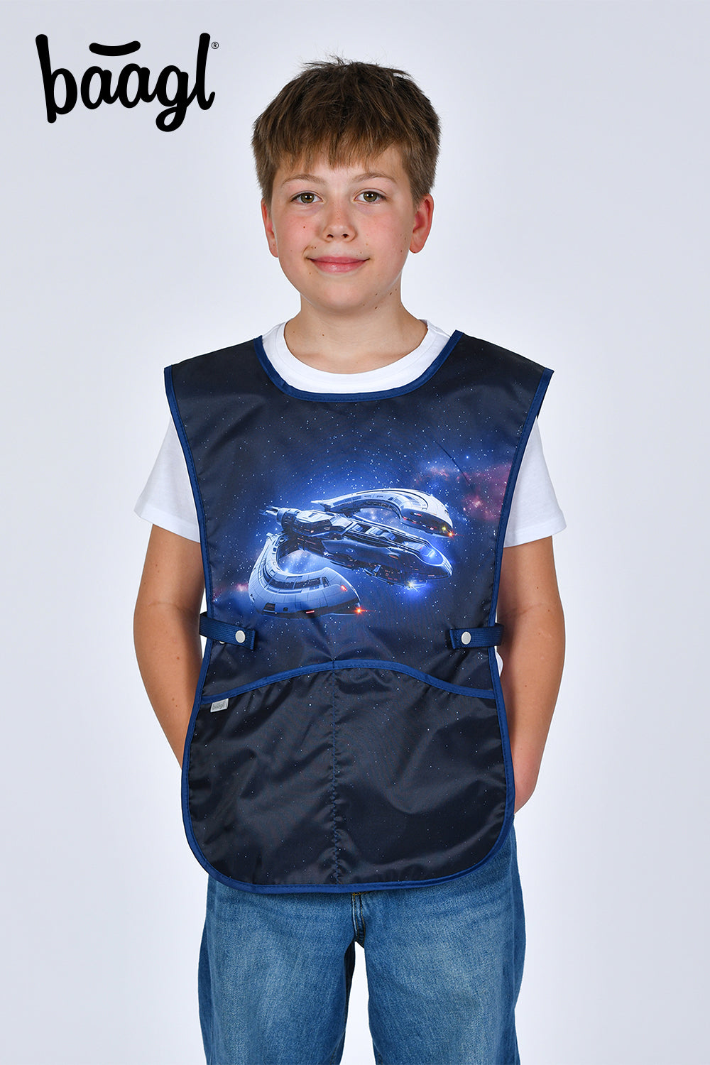 baagl-tablier-enfant-spacecraft-lavable-2-poches image 5