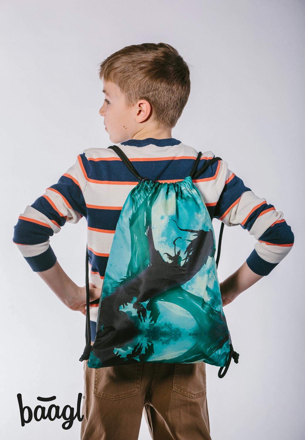 baagl-dragon-sac-gym-enfant-sac-chaussure-dos-mousqueton image 4