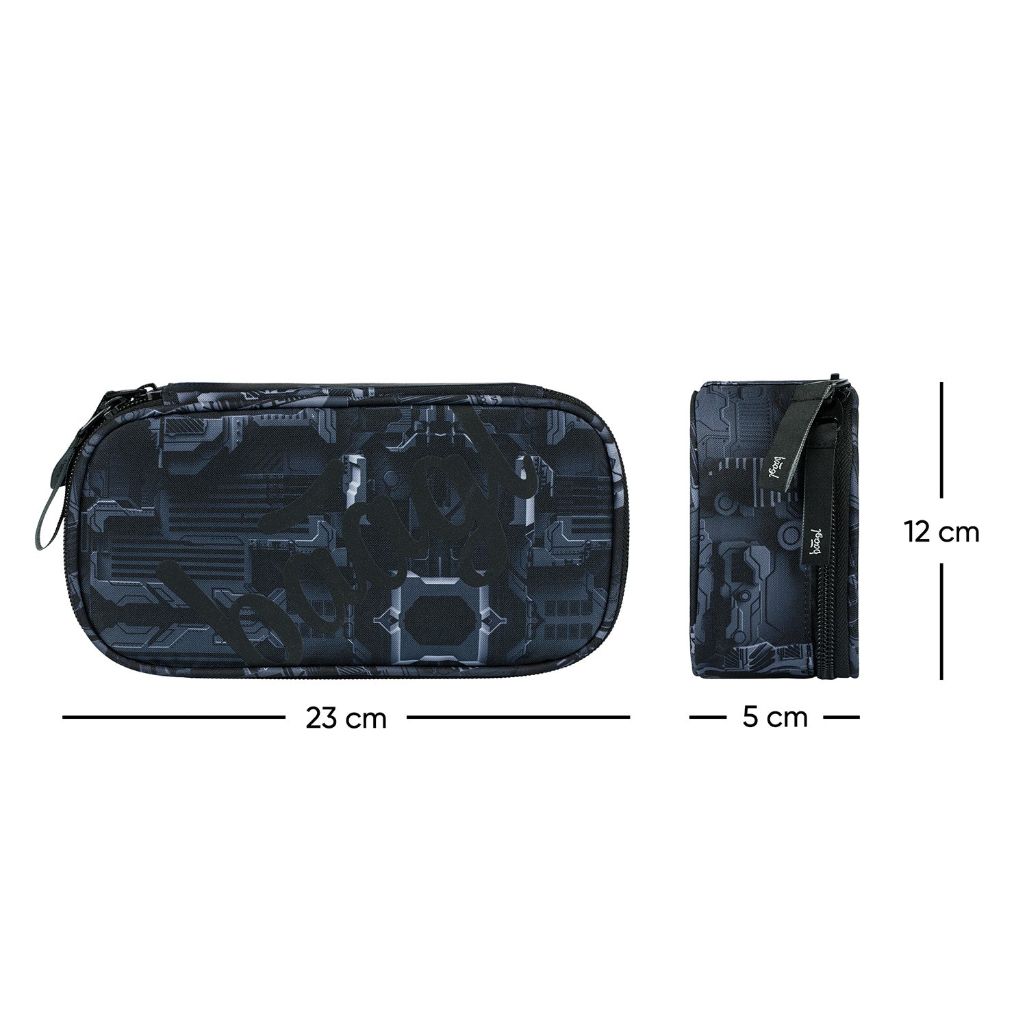 baagl-technic-tui-trousse-scolaire-vide-compartiment image 4