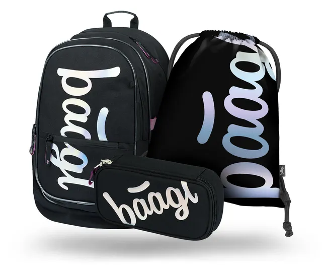 baagl-core-metallic-holo-ensemble-scolaire-3-pi-ces image 1