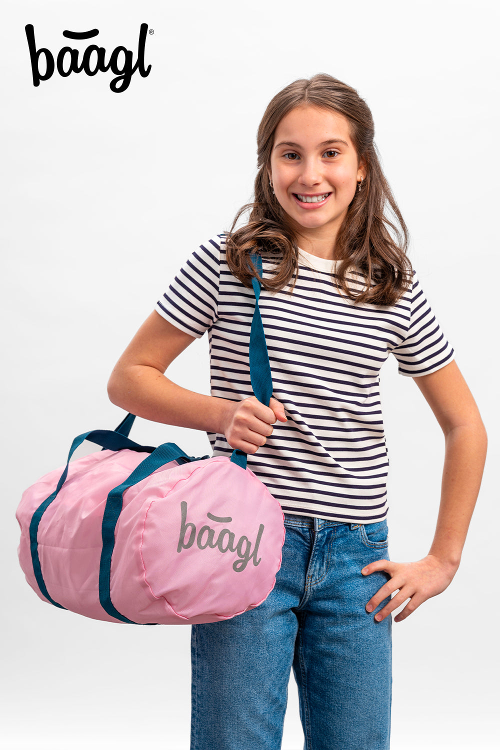 baagl-hoop-rose-sac-de-sport-pliable-22-l image 6