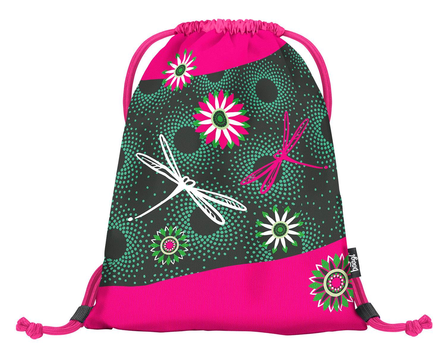 baagl-flowers-sac-gym-fille-fleurs-lavable image 1