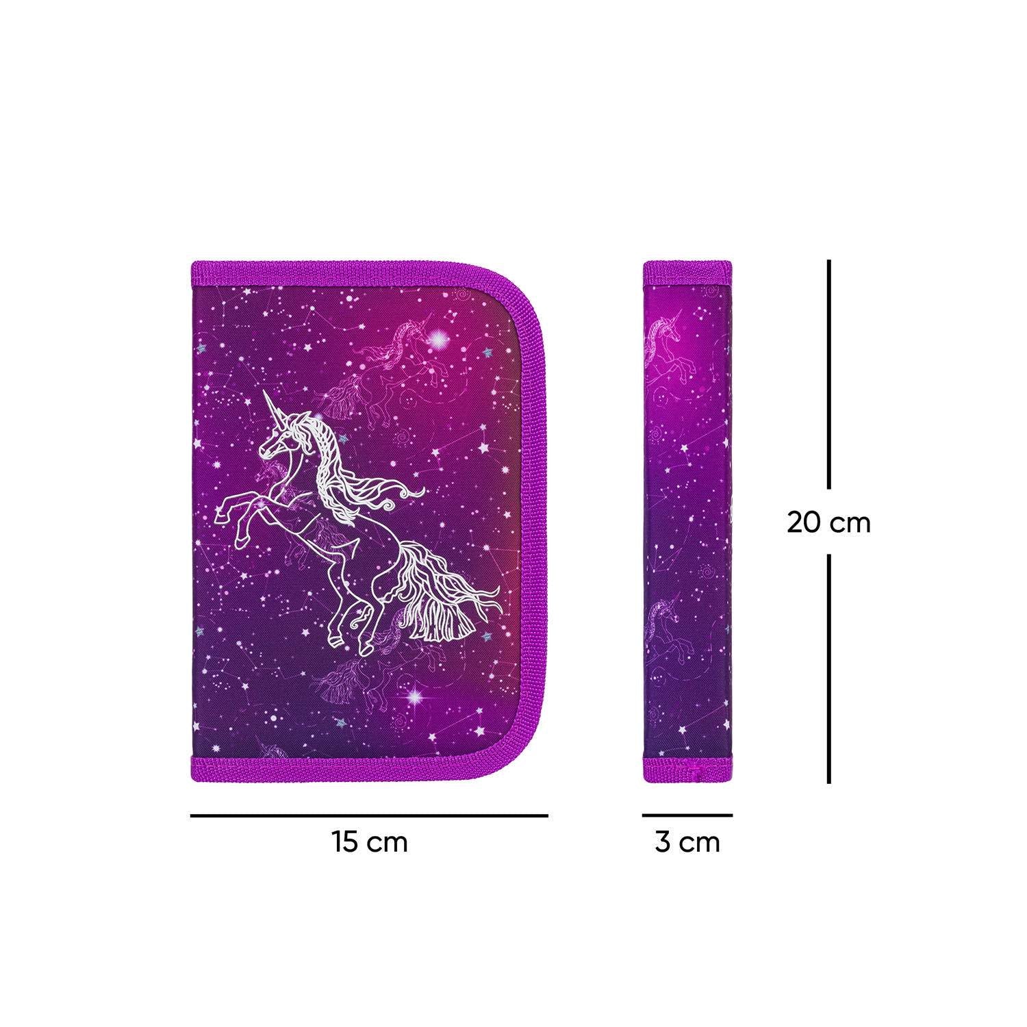 baagl-unicorn-universe-trousse-scolaire-simple-vide image 5