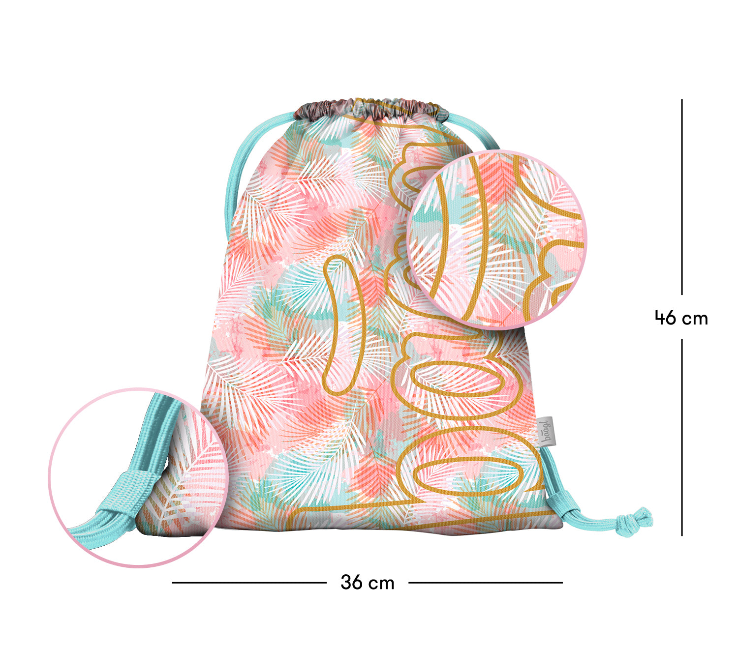 baagl-sunset-sac-gym-enfant-cordon-lavable image 3