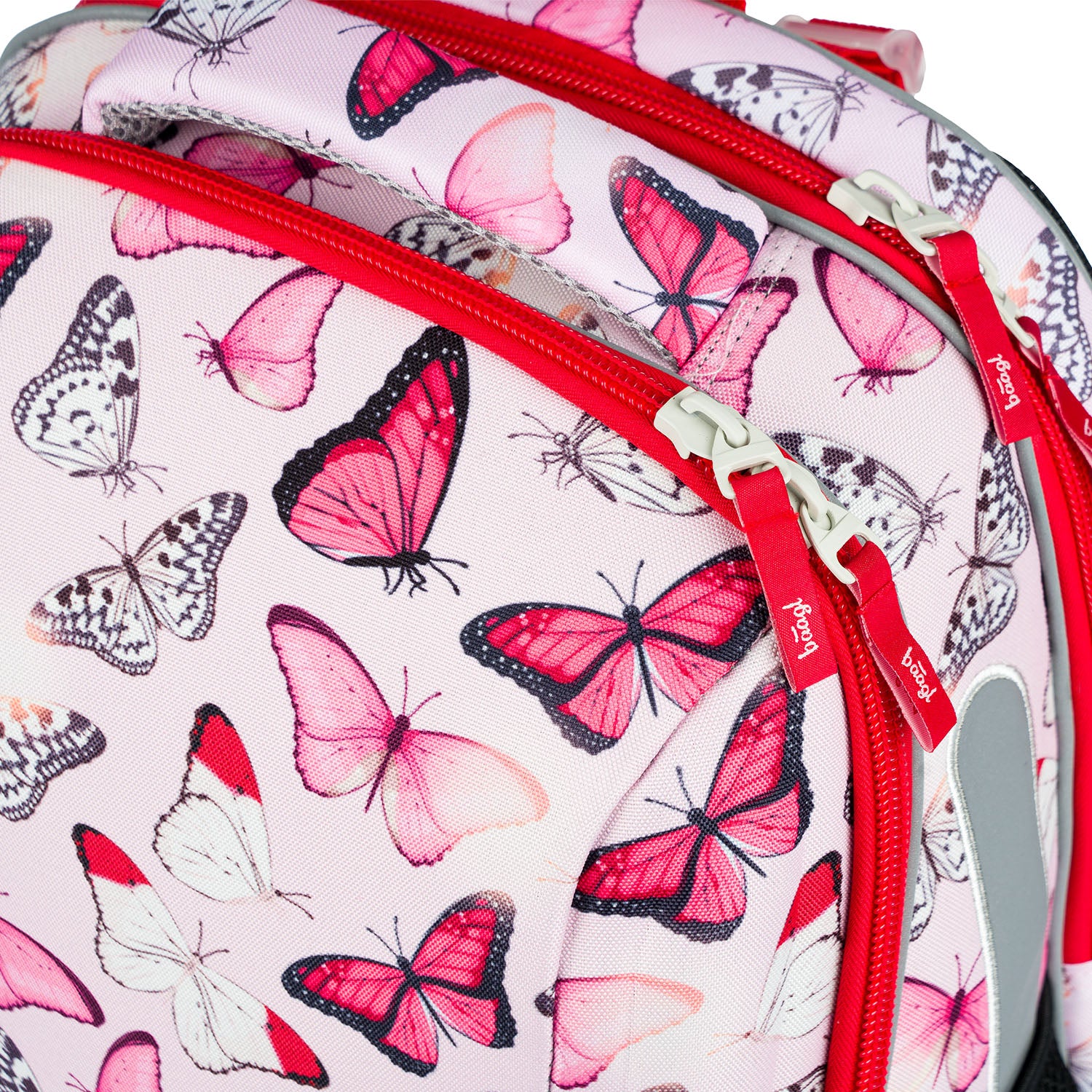 baagl-shelly-red-butterfly-cartable-23-l-imperm-able-fille image 7