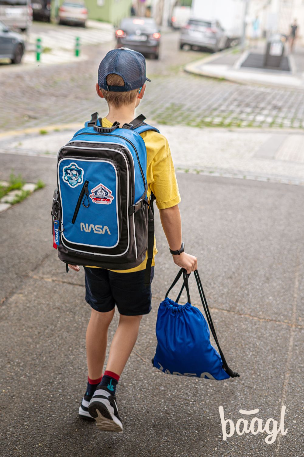 baagl-gym-sacks-sac-de-gym-nasa-blue-bleu image 8