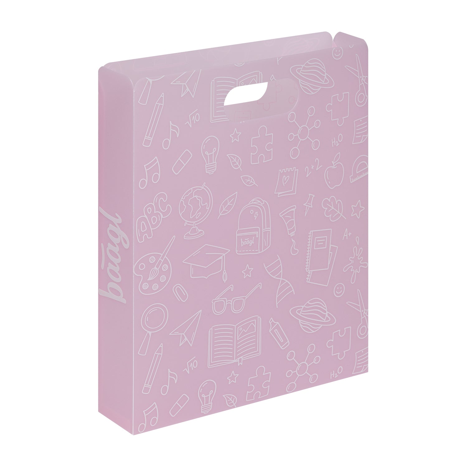 baagl-school-chemise-porte-documents-rose image 1