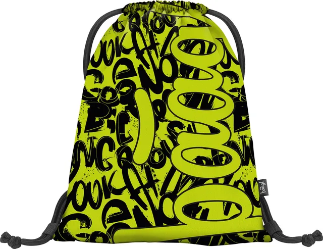 baagl-lime-sac-de-gym-enfant-lavable-cordons image 1