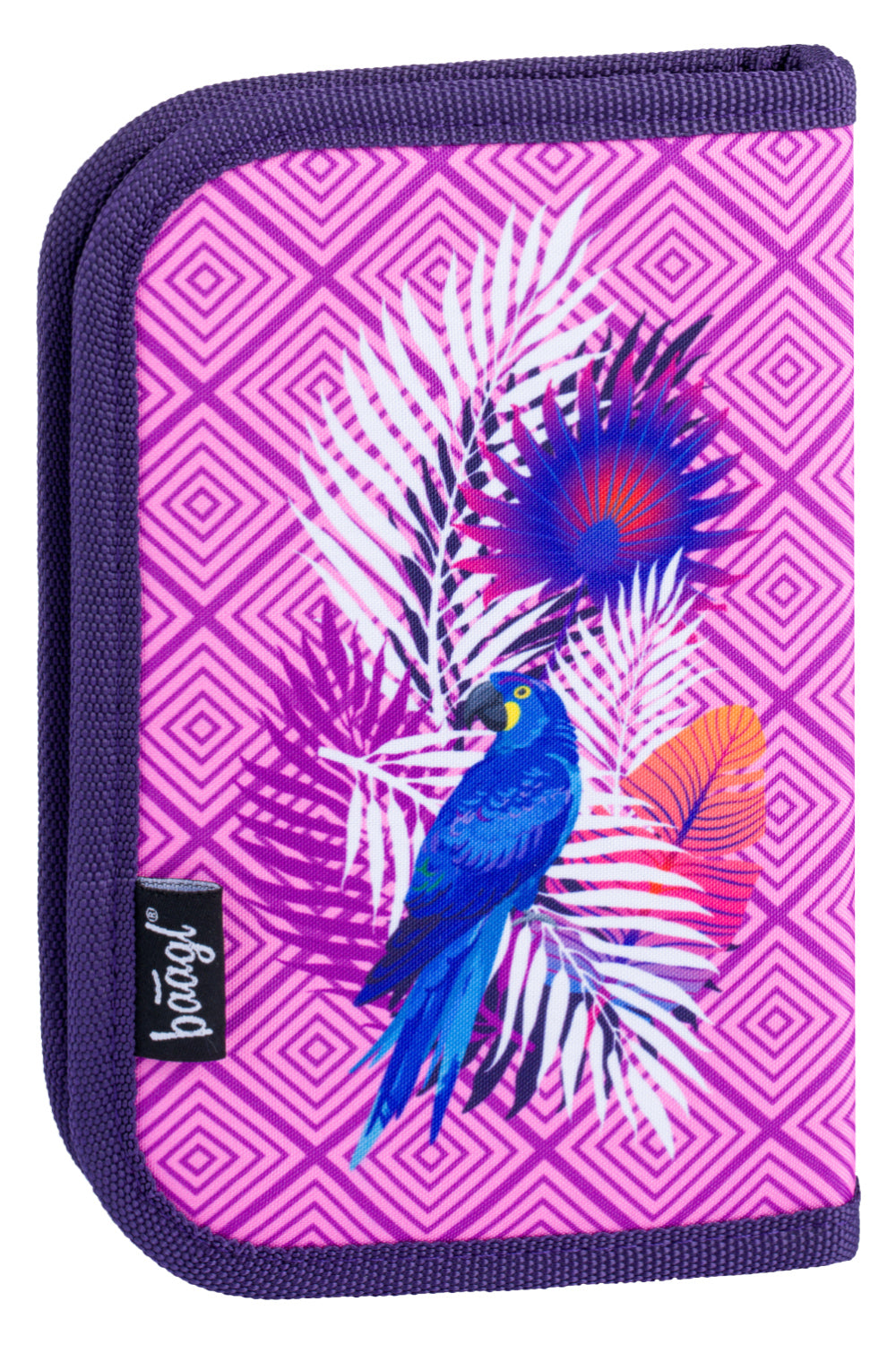 baagl-classic-pencil-cases-parrot-trousse-cole-un-rabat image 2