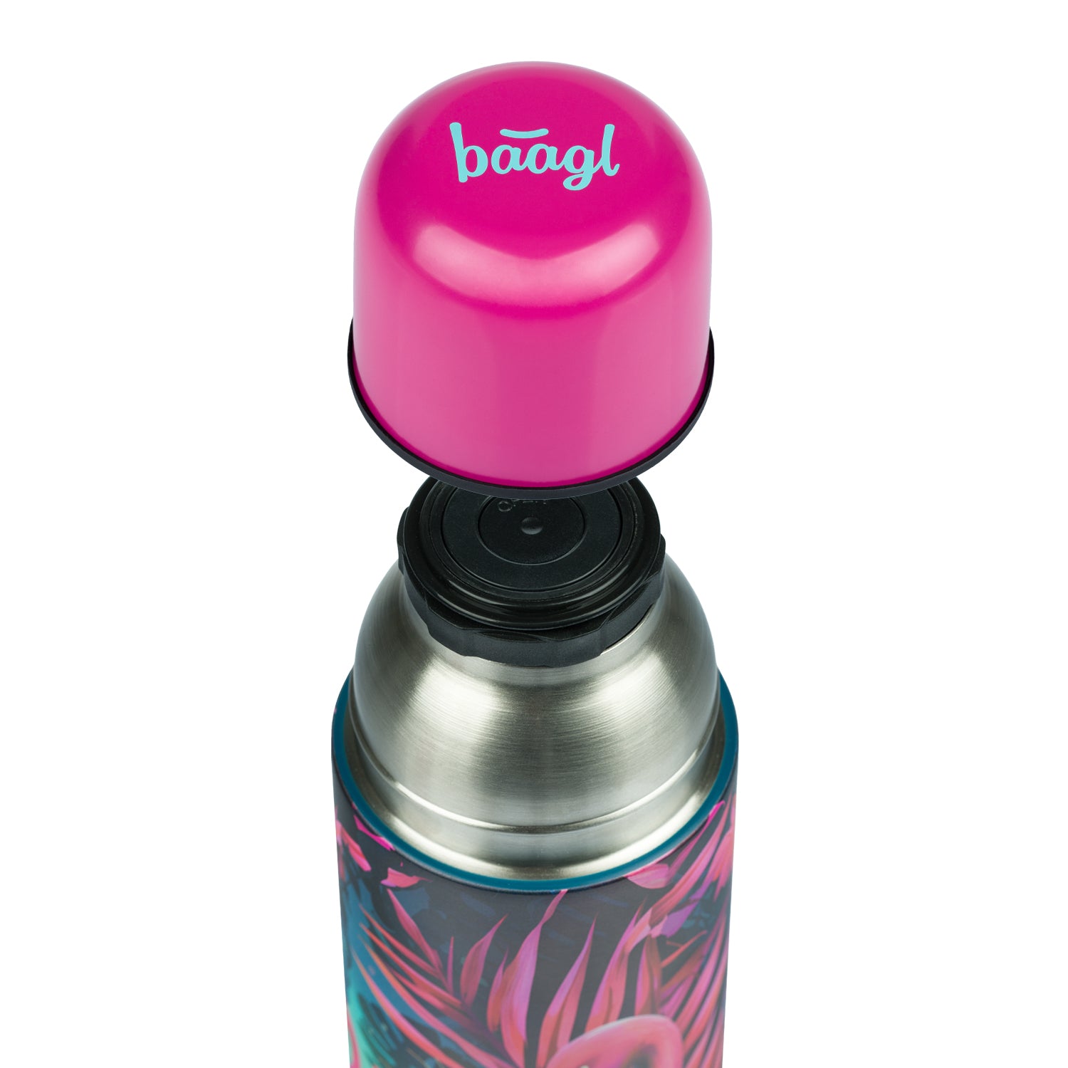 baagl-flamingos-gourde-isotherme-550-ml-rose image 3