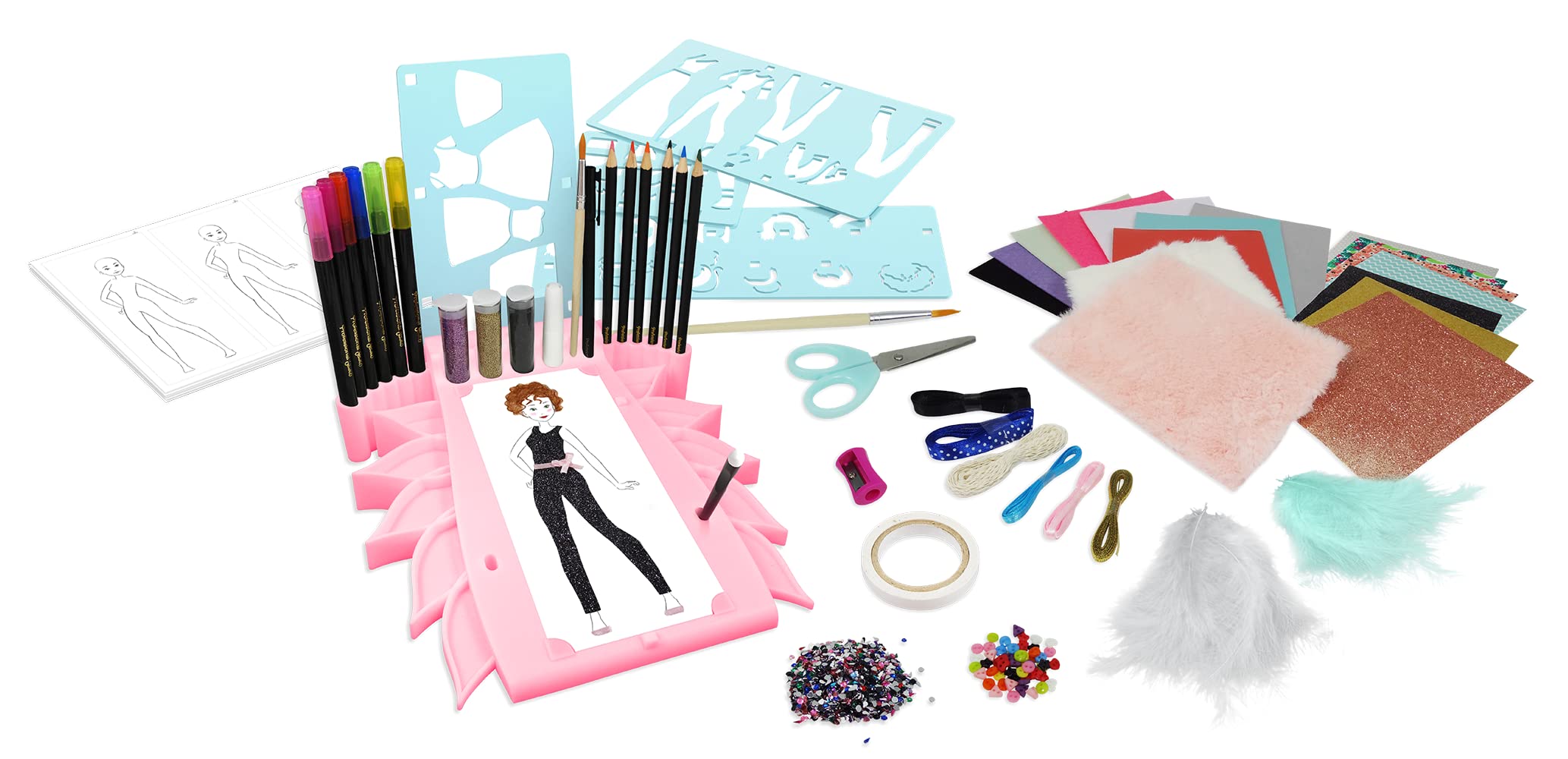 buki-professional-studio-5408-kit-dessin-mode-pochoirs-8-ans image 6
