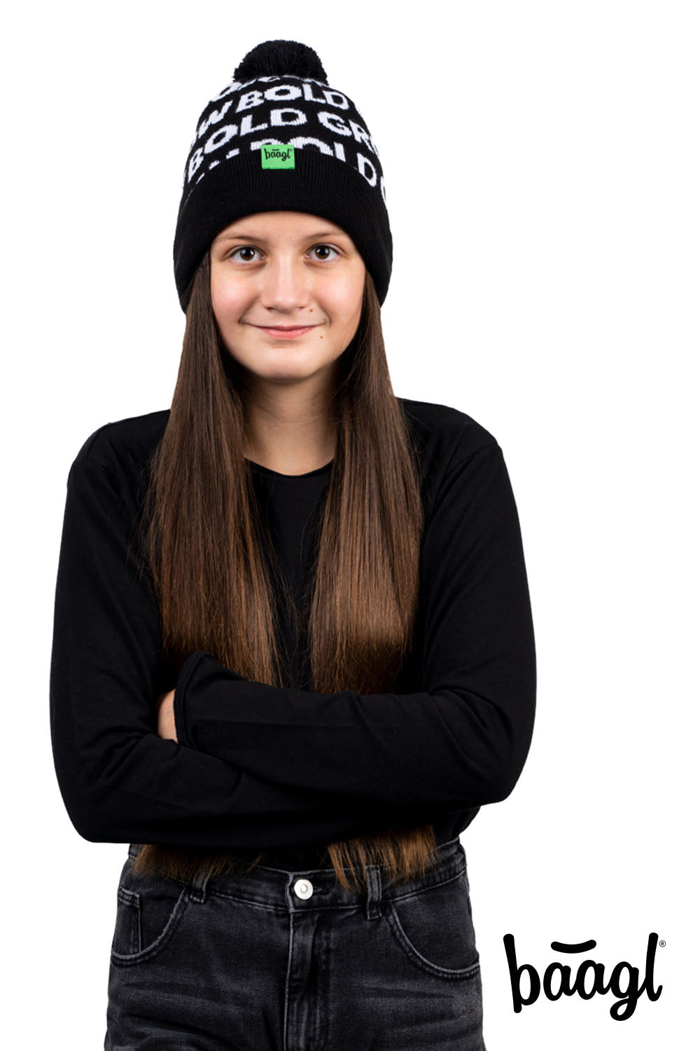 baagl-bonnet-tricot-vert-enfant-6-12-ans image 5