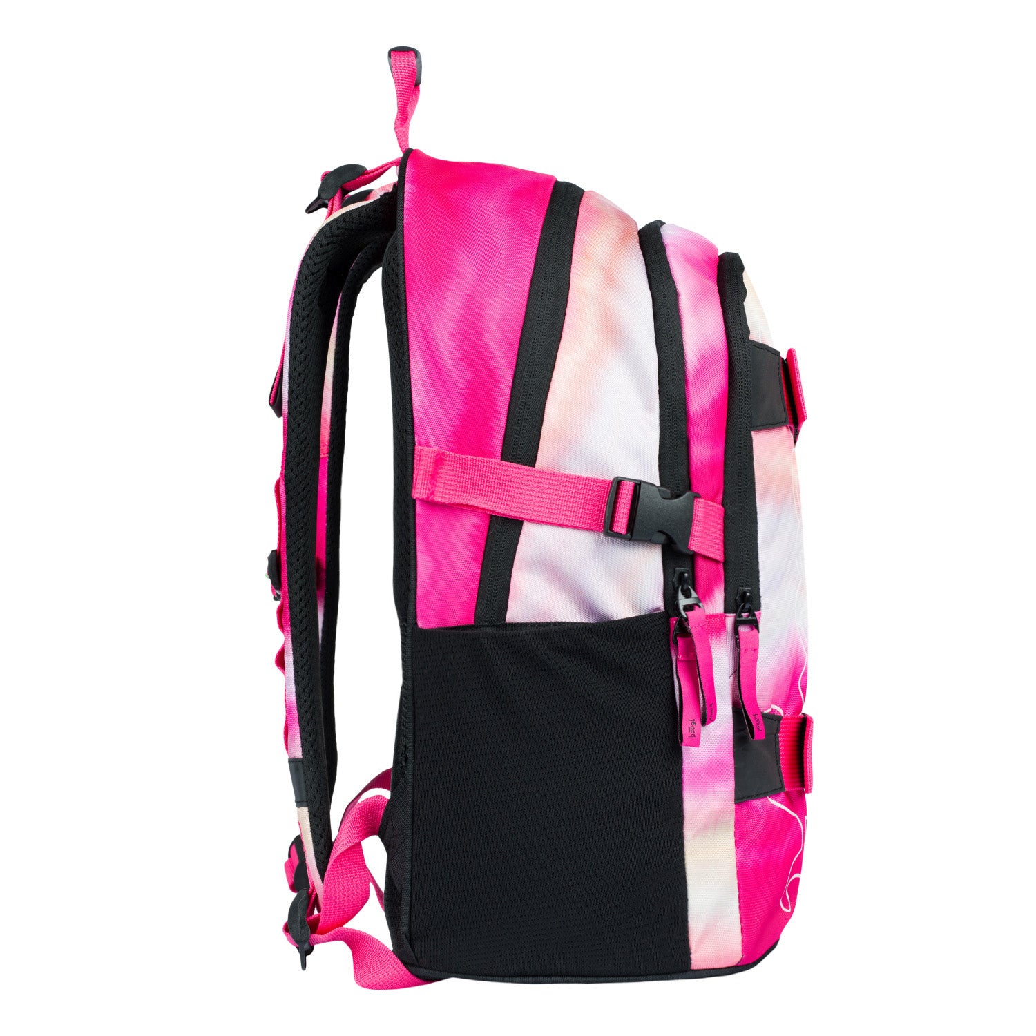 baagl-skate-pink-stripes-sac-dos-scolaire-25-l-rose image 3