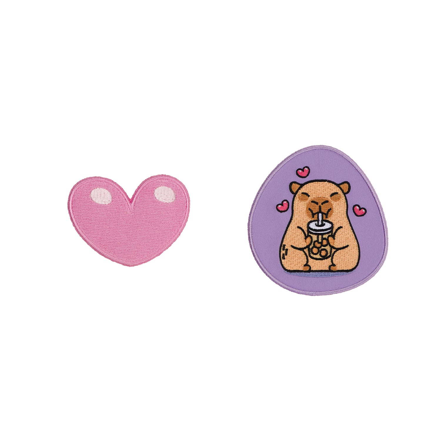baagl-baaglies-patch-capybara-velcro-x2 image 1