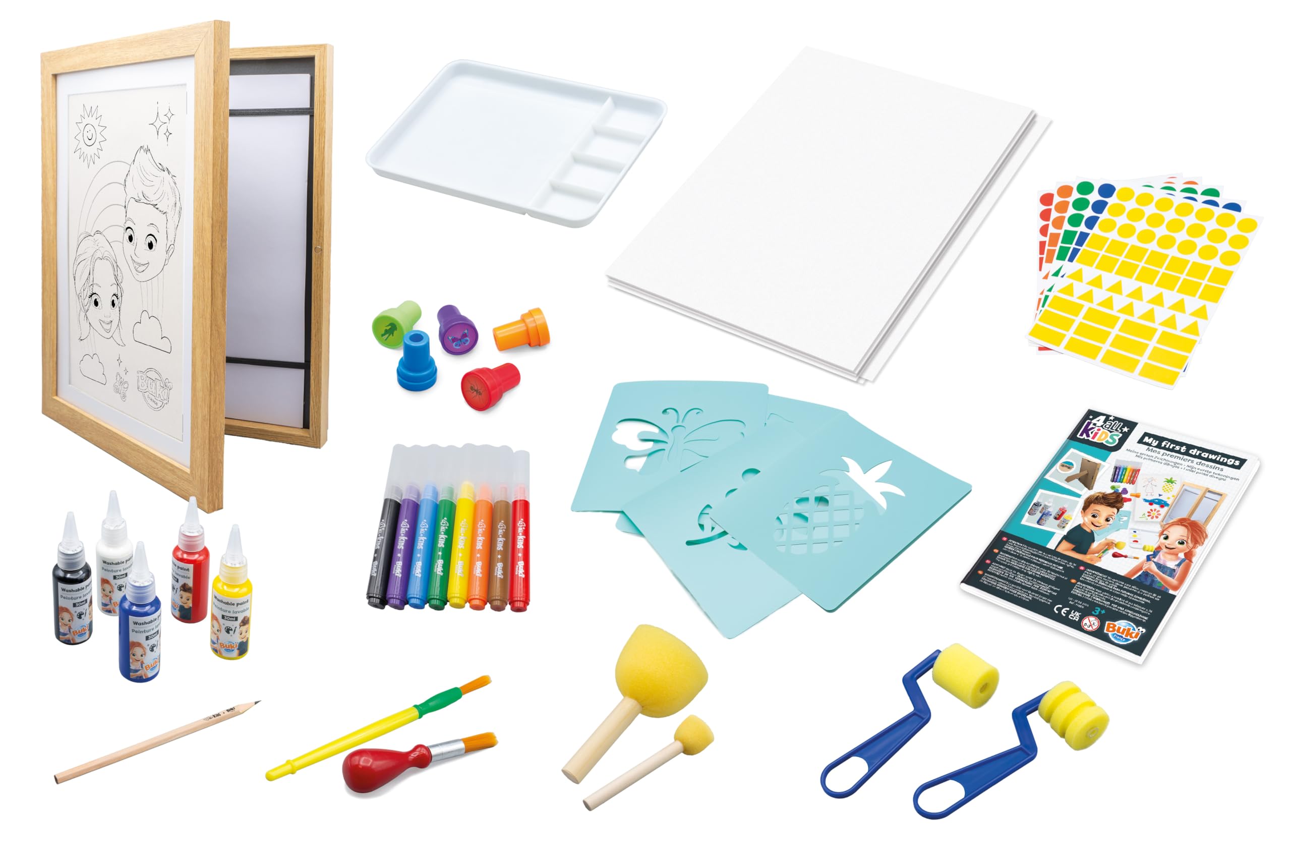 buki-cr-atif-mes-premiers-dessins-kit-dessin-enfant-avec-cadre image 4
