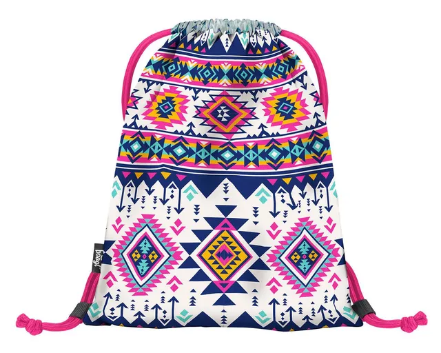 baagl-boho-sac-de-gym-enfant-sac-chaussures-lavable image 1