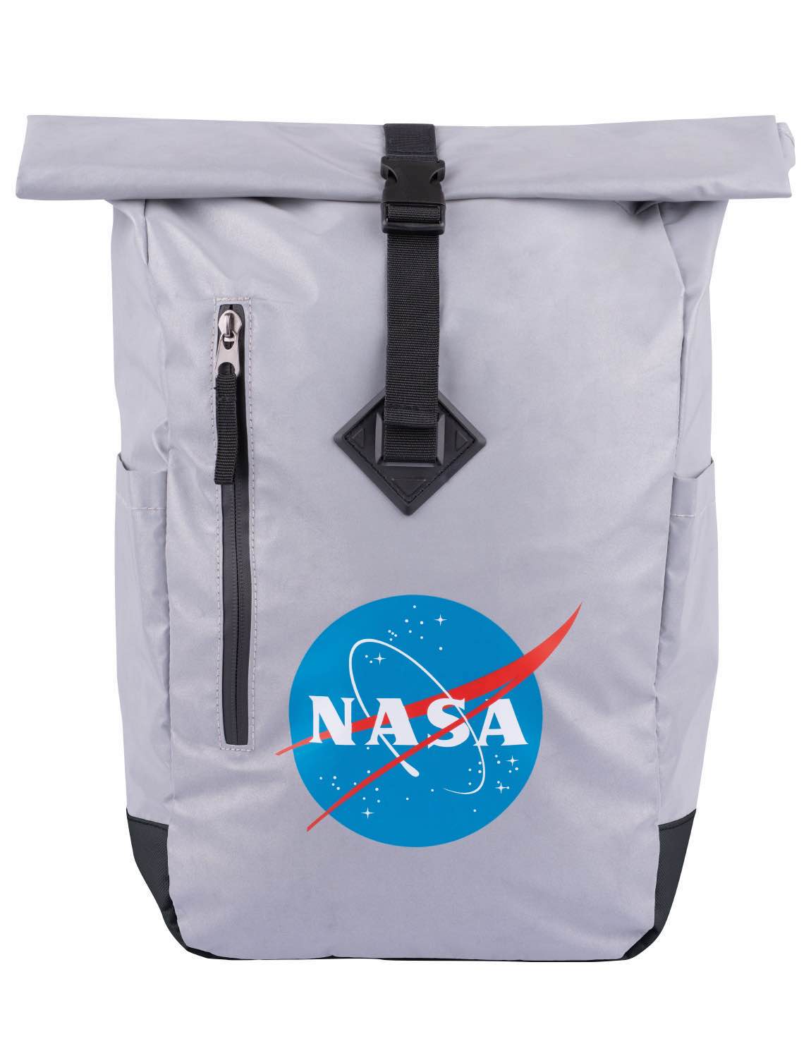 baagl-roll-nasa-reflective-roll-top-sac-dos-17-l-argent-r-fl-chissant image 1