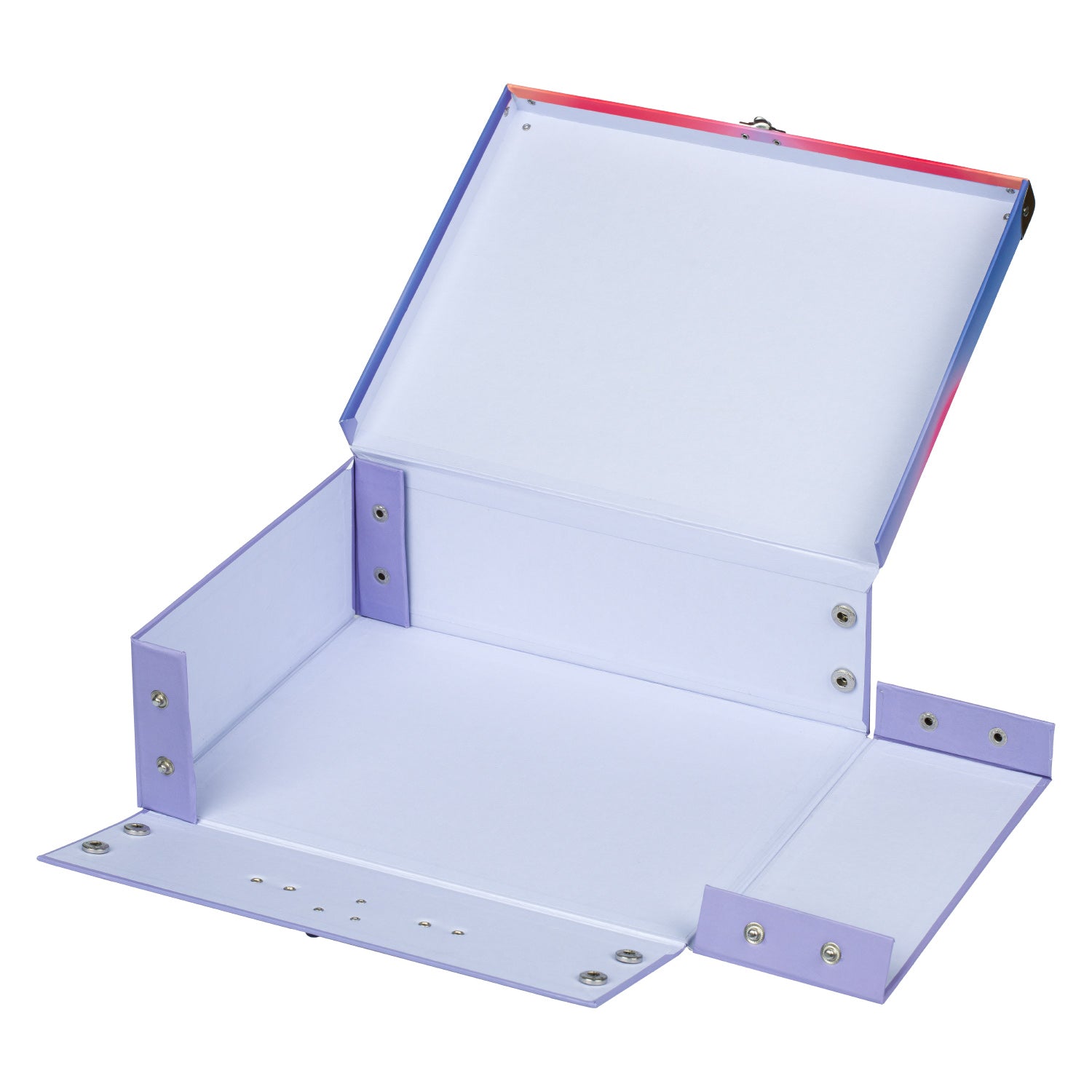 baagl-rainbow-red-mallette-cole-pliable-arc-en-ciel image 3