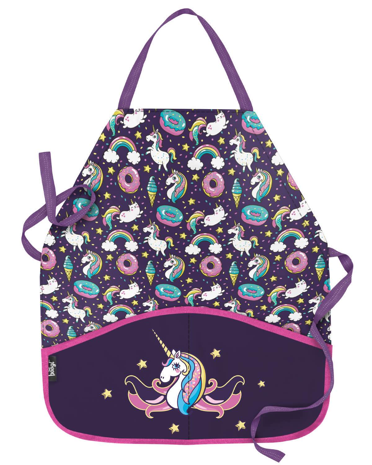baagl-tablier-enfant-licorne-avec-poches image 1