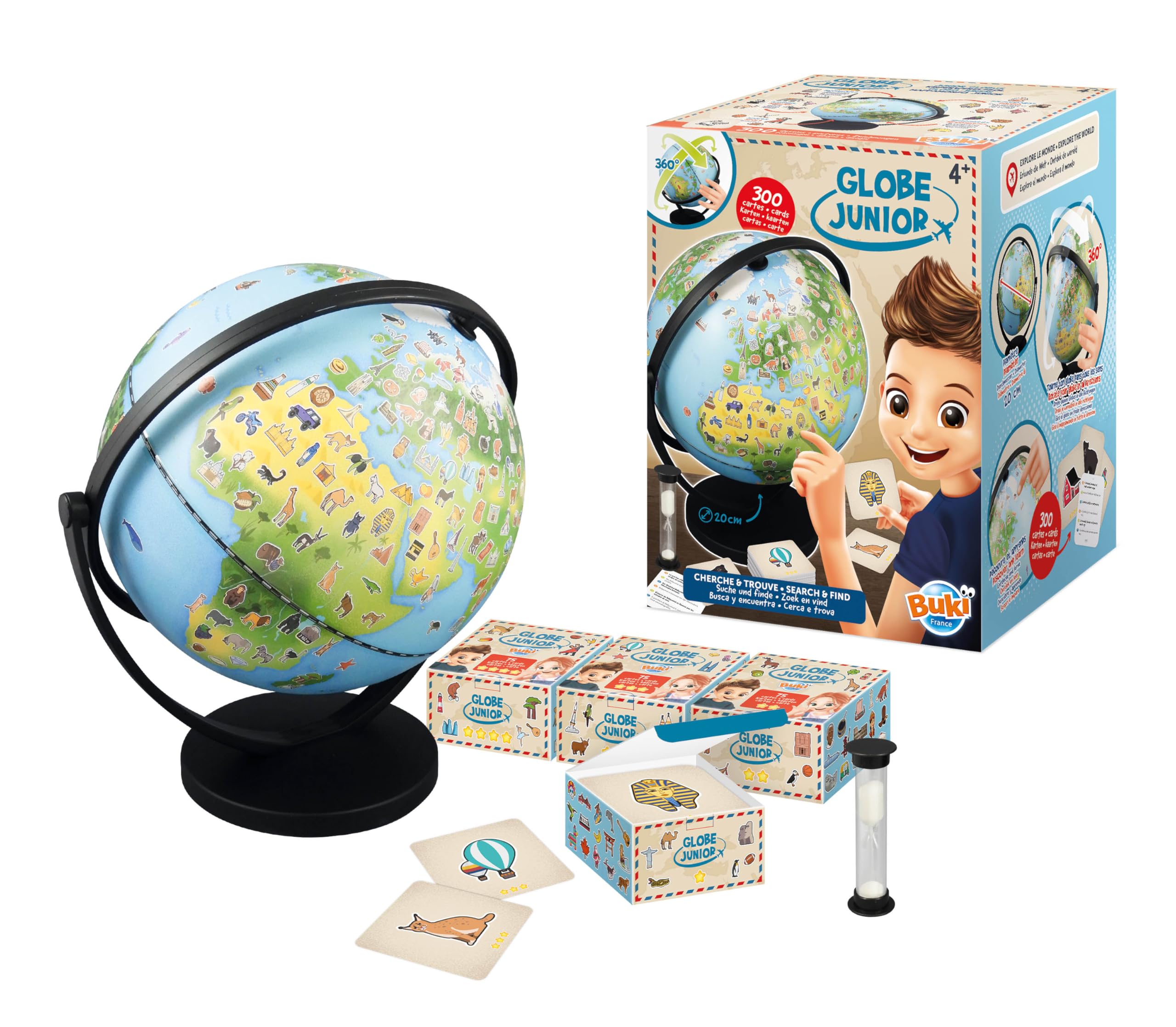 buki-espace-globe-junior-jeu-d-couverte-monde-20-cm-4-ans image 2