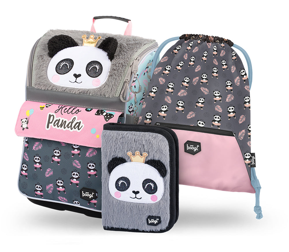 baagl-zippy-panda-set-scolaire-cartable-cp-ergonomique image 1