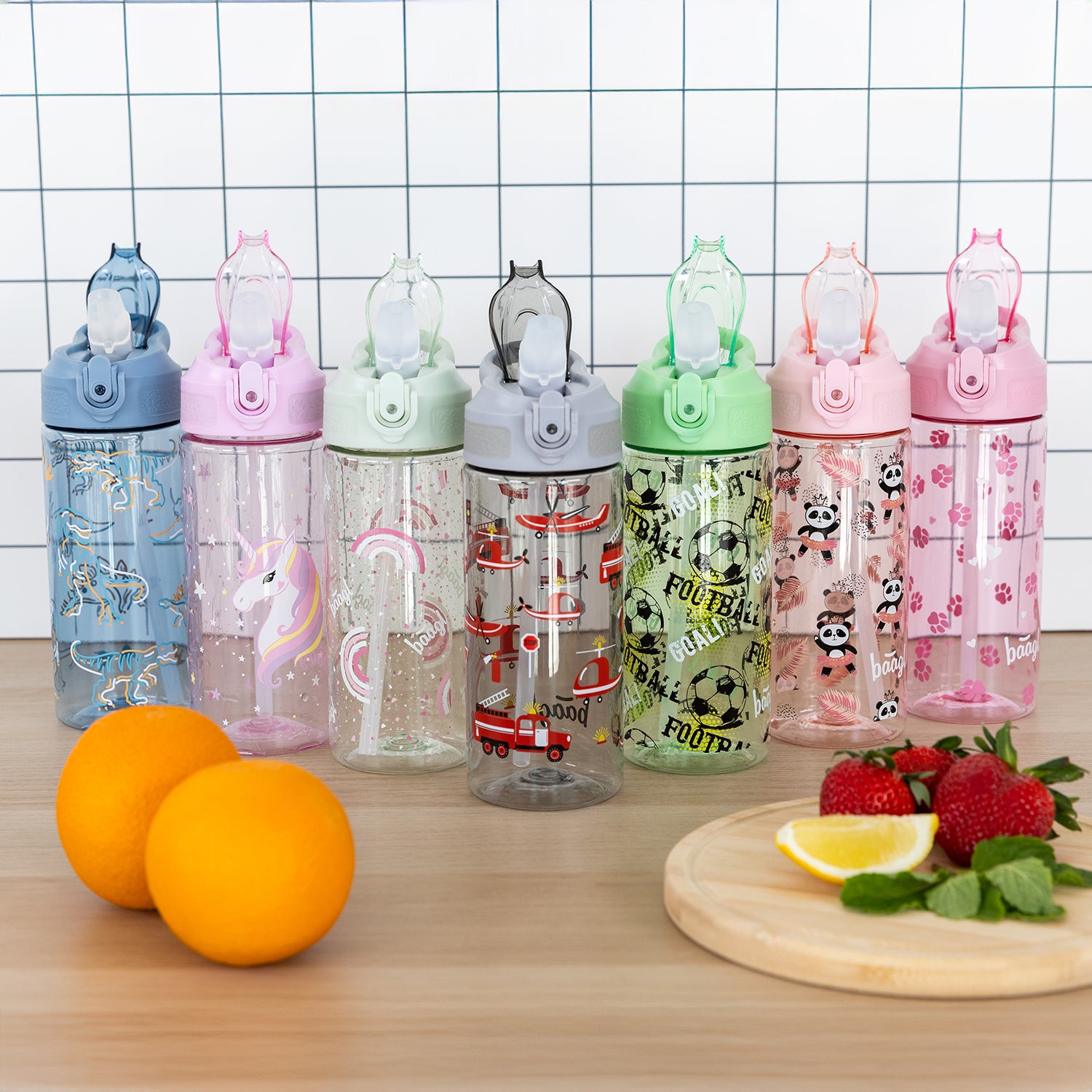 baagl-drinking-bottles-rainbow-unicorn-gourde-500-ml image 7