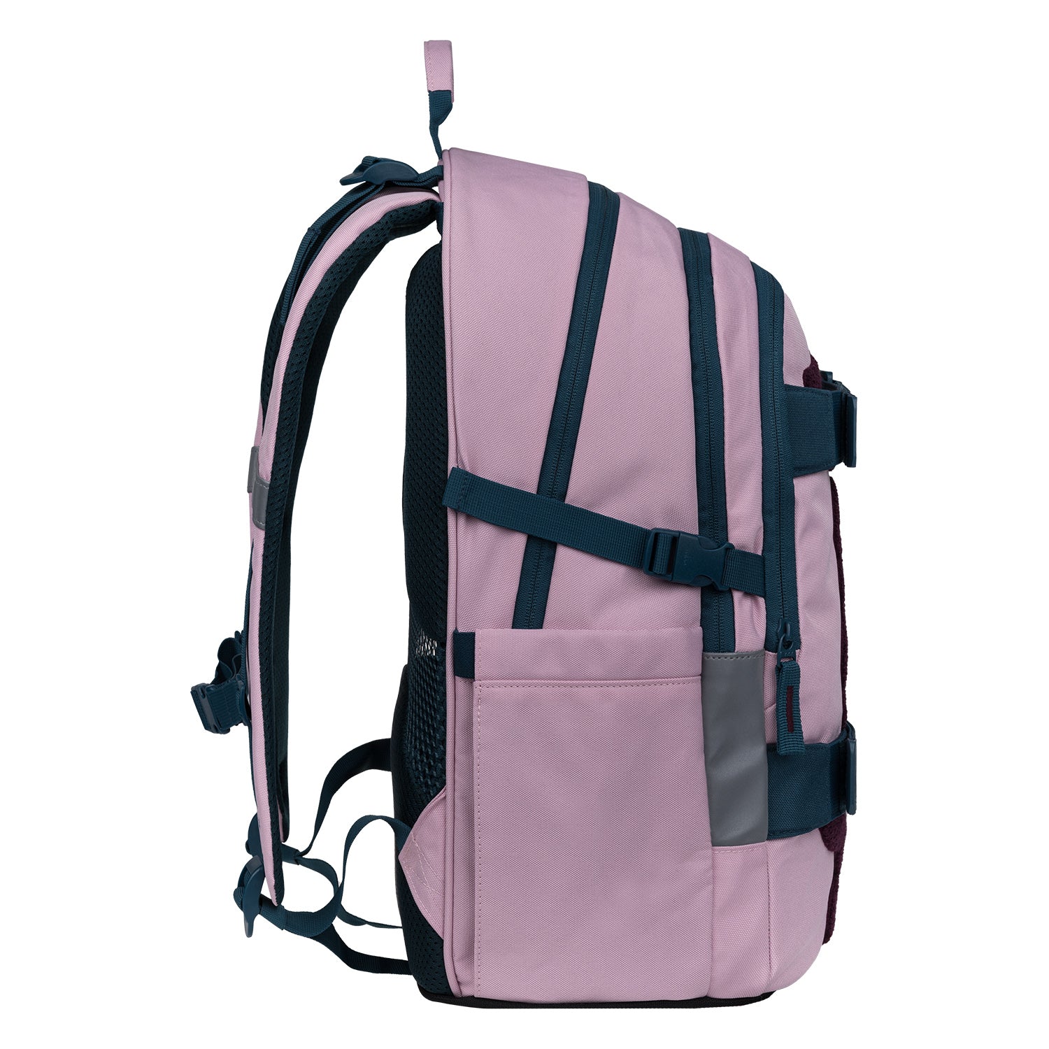 baagl-skate-rose-sac-dos-scolaire-15-pouces-recycl image 3