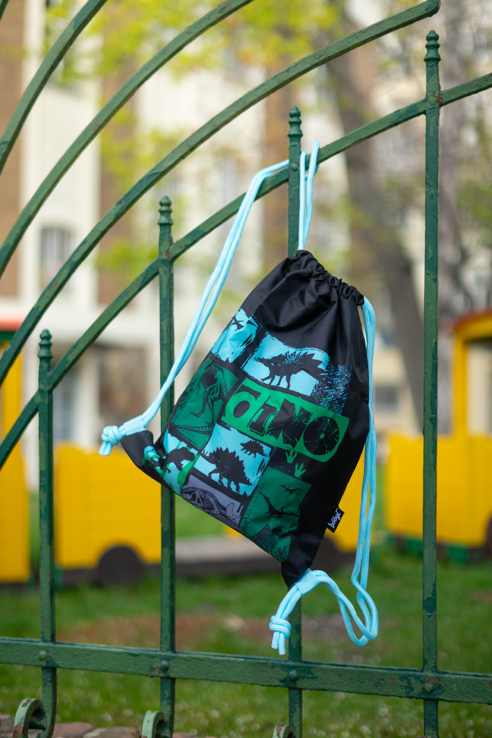 baagl-gym-sacks-dino-sac-de-gym-dino-avec-filet image 6