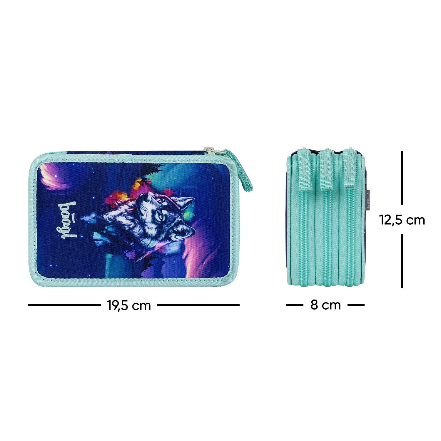 baagl-aurora-trousse-scolaire-3-compartiments-vide image 6
