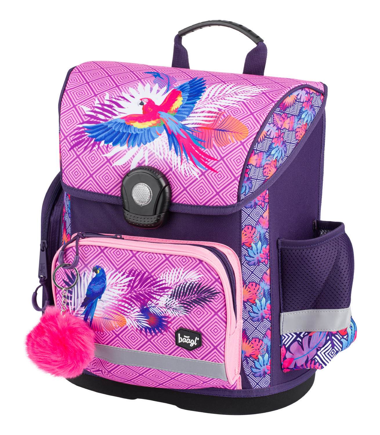 baagl-school-sets-parrot-ii-cartable-set-3-pi-ces-perroquet image 3