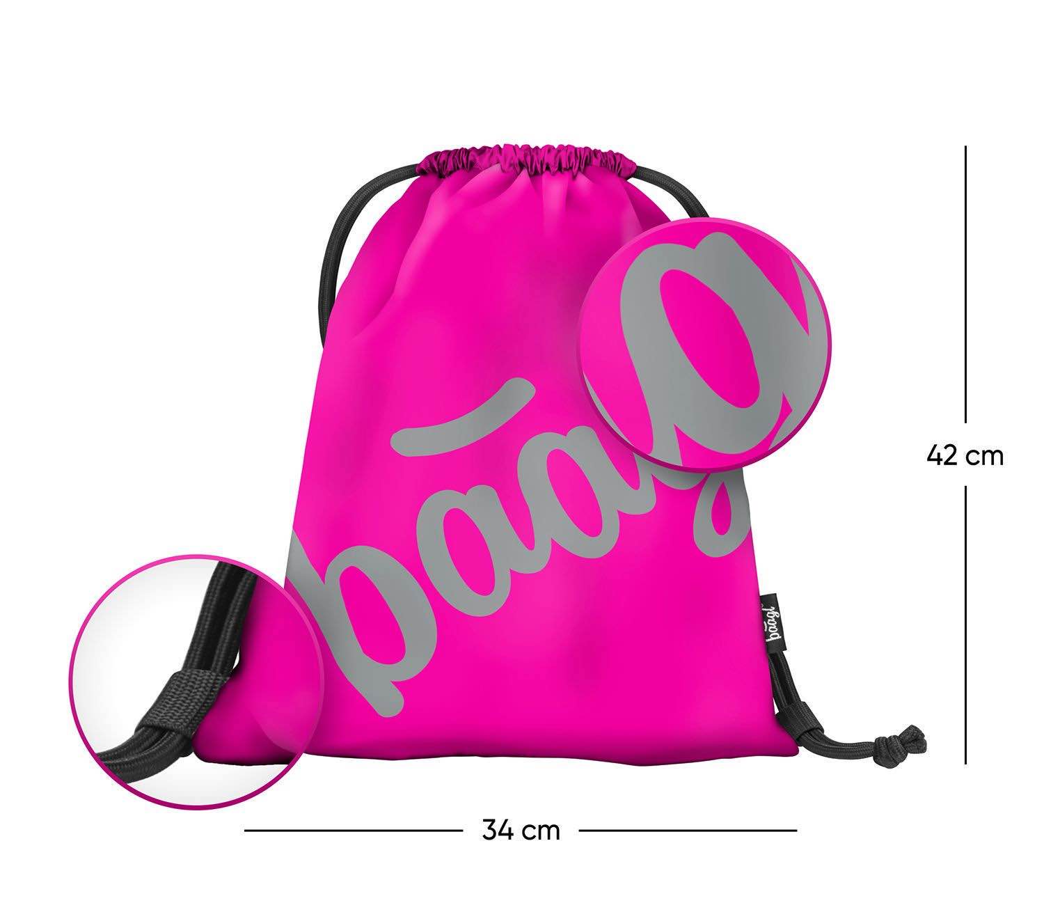 baagl-gym-sacks-sac-de-gym-skate-pink-rose image 2