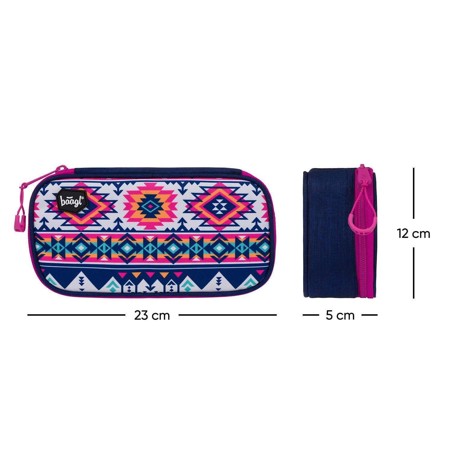 baagl-boho-trousse-scolaire-rigide-vide-fille image 4
